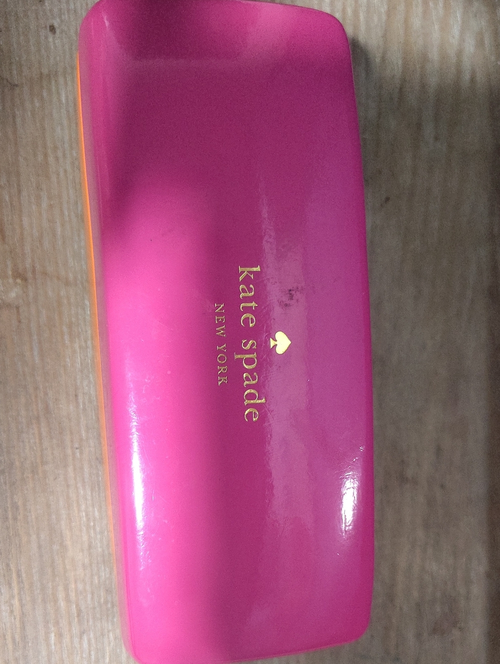 kate spade Hot Pink and Orange Travel Bath & Body Case